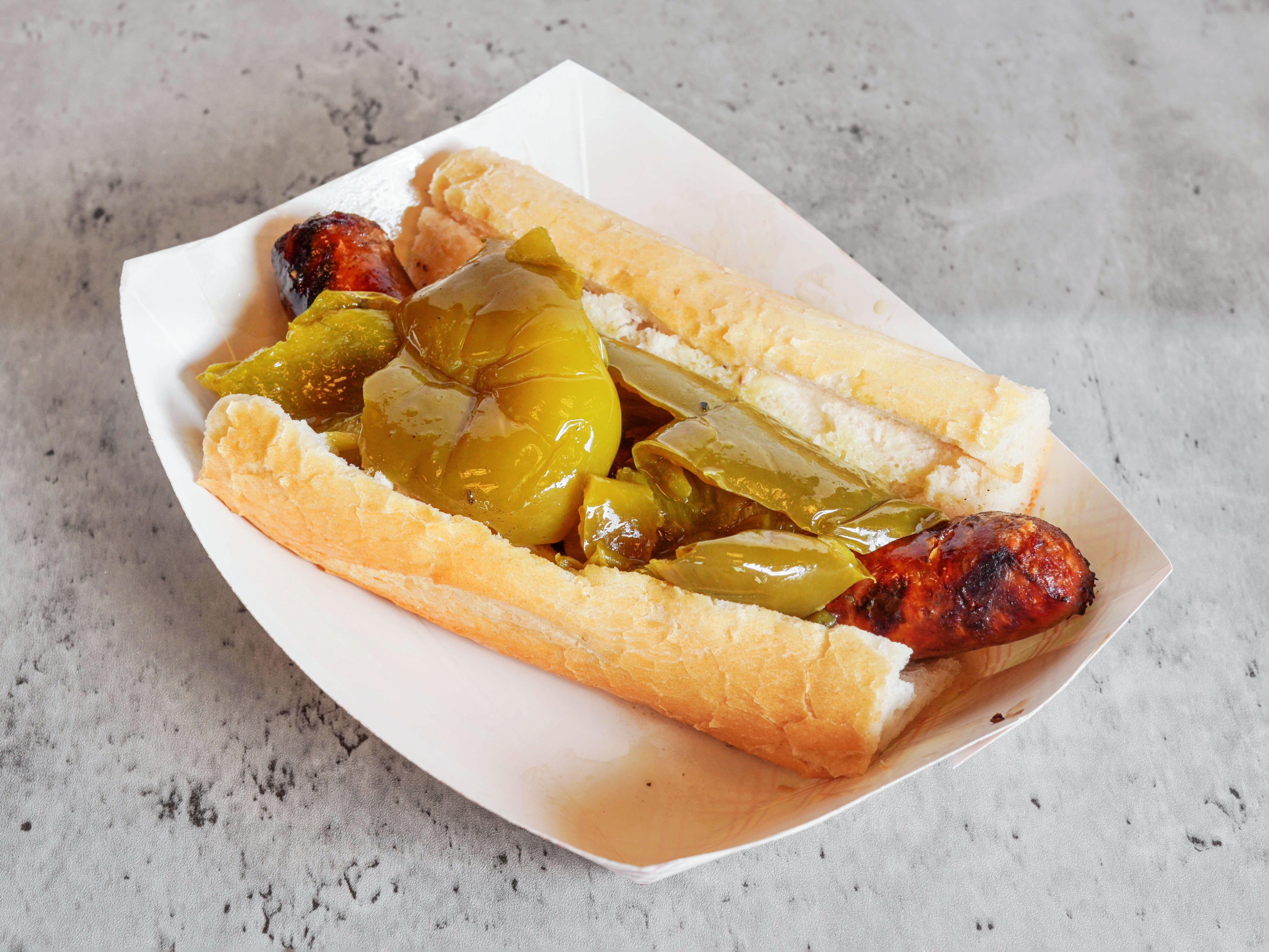 Order Italian Sausage Sandwich food online from Old Chicago Red Hots store, Gurnee on bringmethat.com