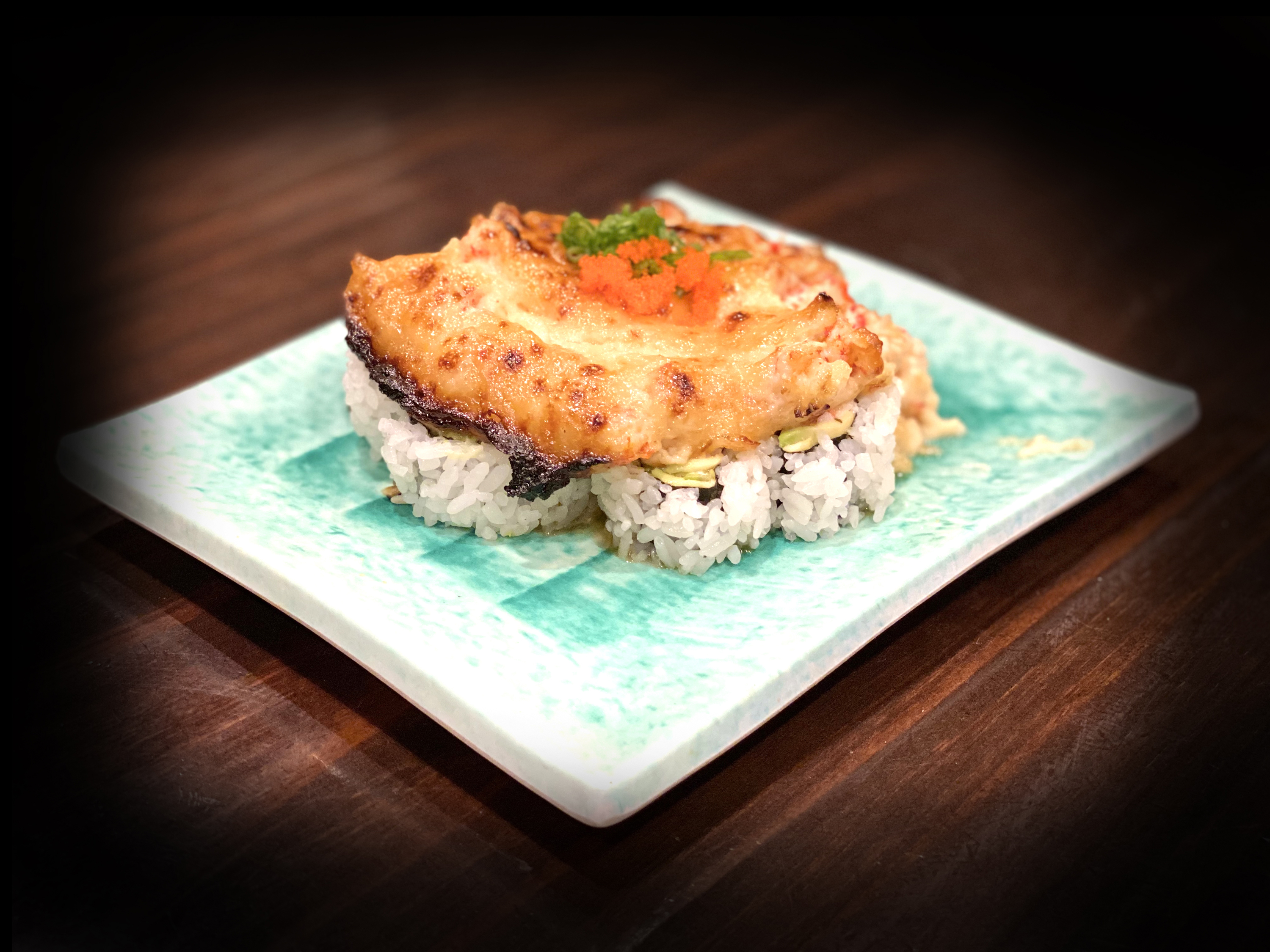 Order B1. Baked Rock Star Roll food online from Hikari Sushi And Ramen store, Corona on bringmethat.com