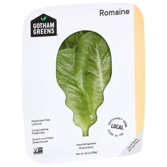 Order Gotham Greens · Greenpoint Romaine (4.5 oz) food online from Jewel-Osco store, Des Plaines on bringmethat.com