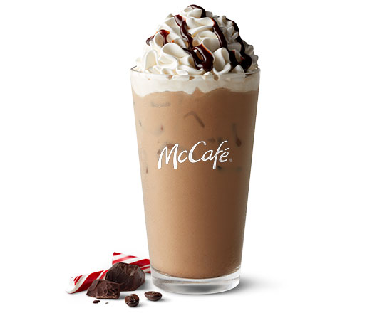 Order Iced Peppermint Mocha food online from Mcdonald'S® store, Columbia on bringmethat.com