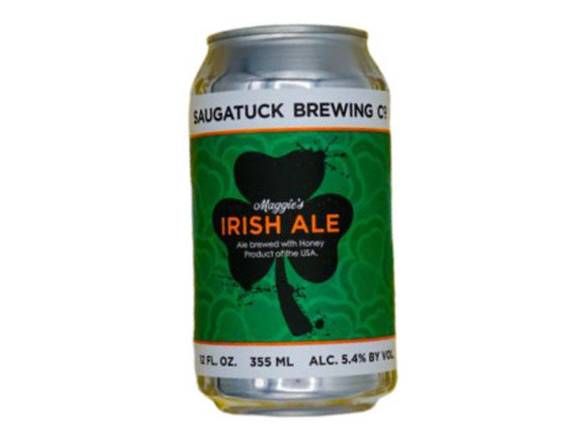 Order Saugatuck Maggie's Irish Ale - 6x 12oz Cans food online from Rayan Discount Liquors store, CHICAGO on bringmethat.com