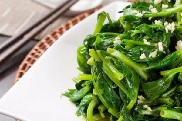 Order Sauteed Pea Pod Leaves with Garlic food online from Golden Island store, San Diego on bringmethat.com