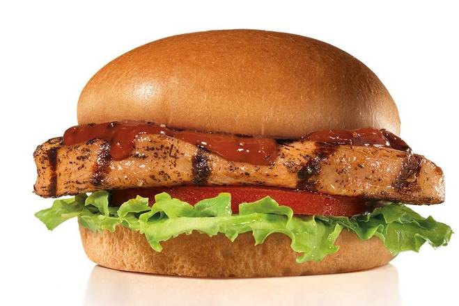 Order Charbroiled BBQ Chicken™ Sandwich food online from Carl Jr store, Ceres on bringmethat.com