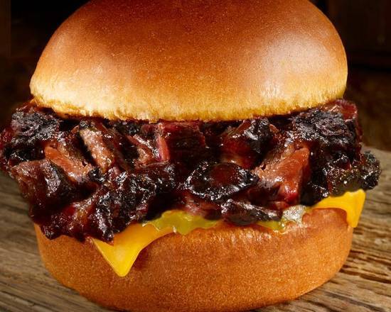 Order Burnt Ends Sandwich food online from Dickey'S Barbecue Pit store, Las Vegas on bringmethat.com