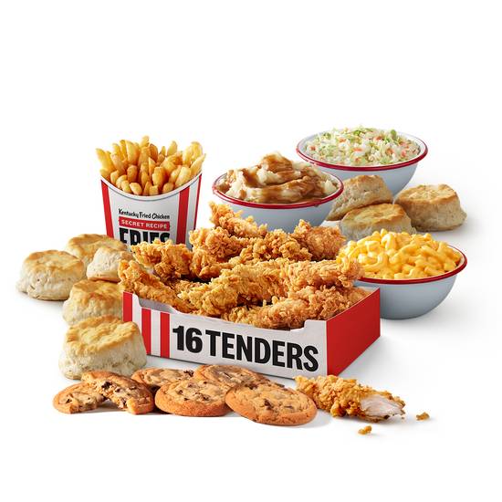 Order 16 pc. Tenders Meal with 6 FREE Cookies food online from Kfc store, Fairborn on bringmethat.com