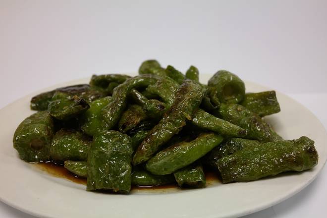 Order Deep Fried Green Pepper (虎皮青椒) food online from Szechuan Gourmet store, Strongsville on bringmethat.com