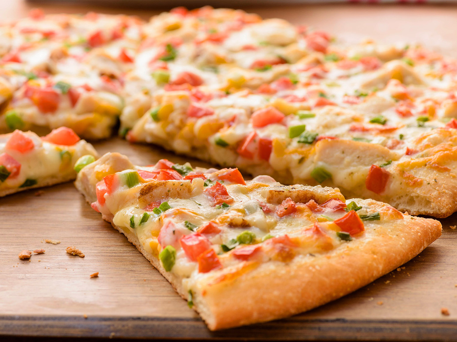Order Chicken Garlic Pizza (Baking Required) food online from Papa Murphy Pizza store, Arvada on bringmethat.com