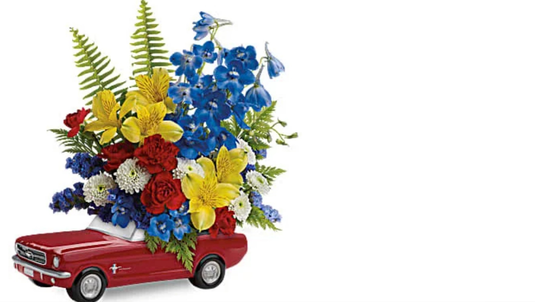 Order 65' Ford mustang food online from Avenue Flowers & Gifts store, Elizabeth on bringmethat.com