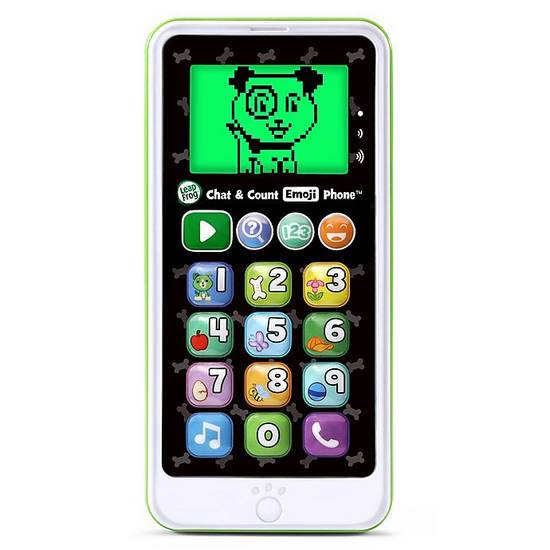 Order LeapFrog® Chat & Count Emoji Phone™ in Green food online from Bed Bath &Amp; Beyond store, Tulsa on bringmethat.com