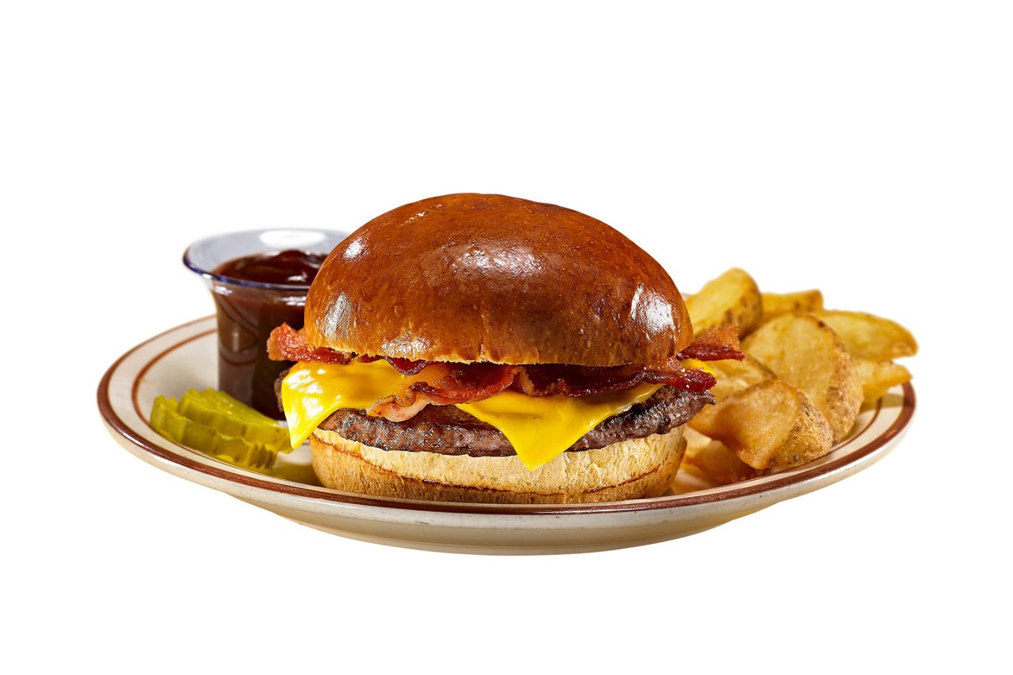 Order The Pub Burger food online from George Webb store, Milwaukee on bringmethat.com