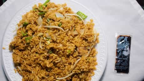 Order 27. Vegetable Fried Rice food online from China Panda store, Dallas on bringmethat.com