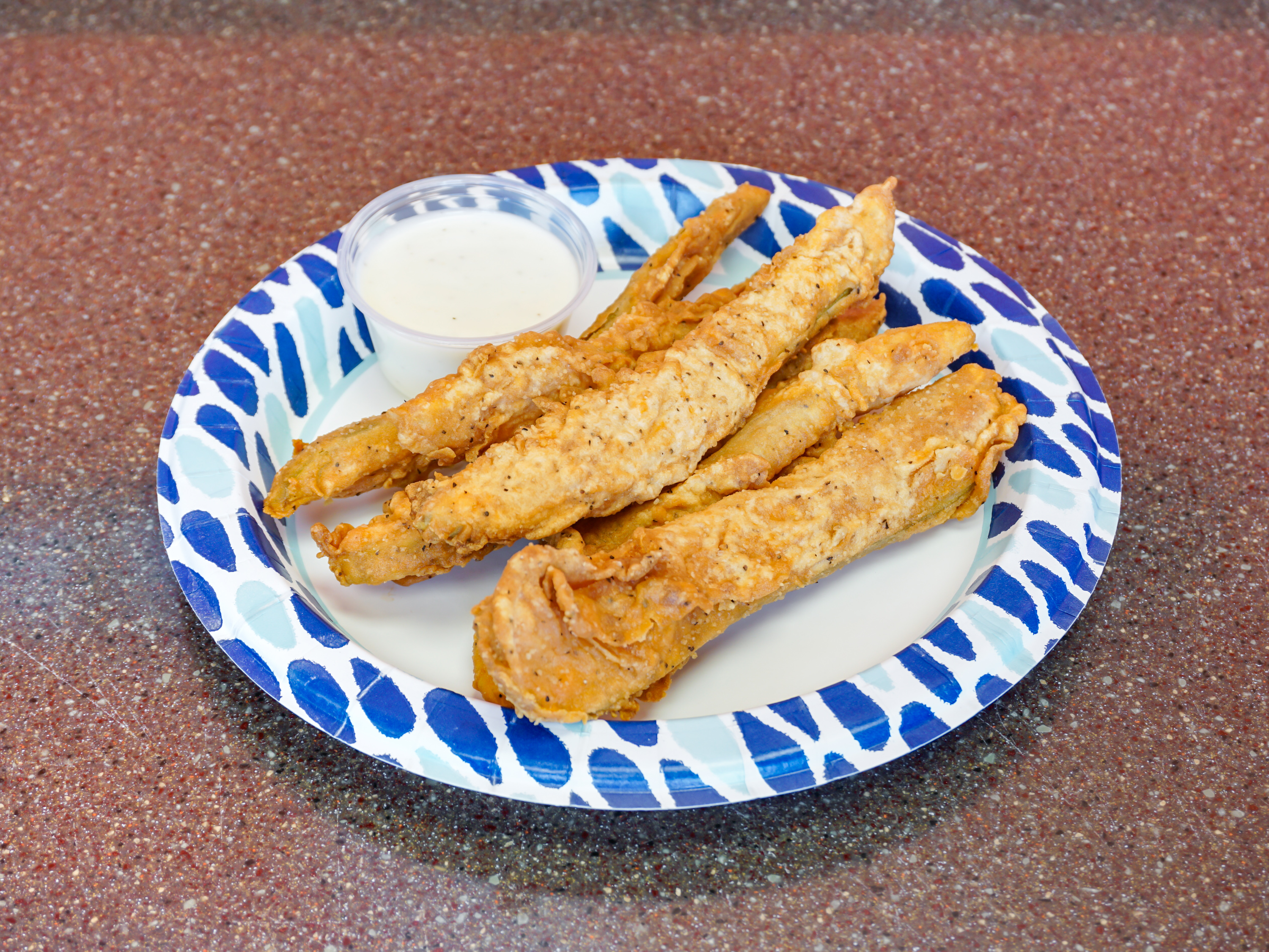 Order Fried Pickles food online from Jolly Chicken & Fish store, Highland on bringmethat.com