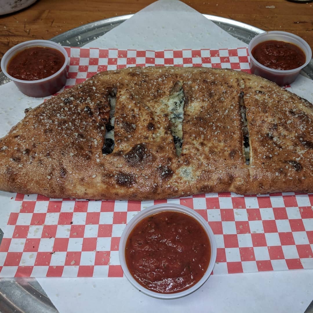 Order Calzone with Two Toppings - Personal food online from Pepz Pizza store, Anaheim on bringmethat.com