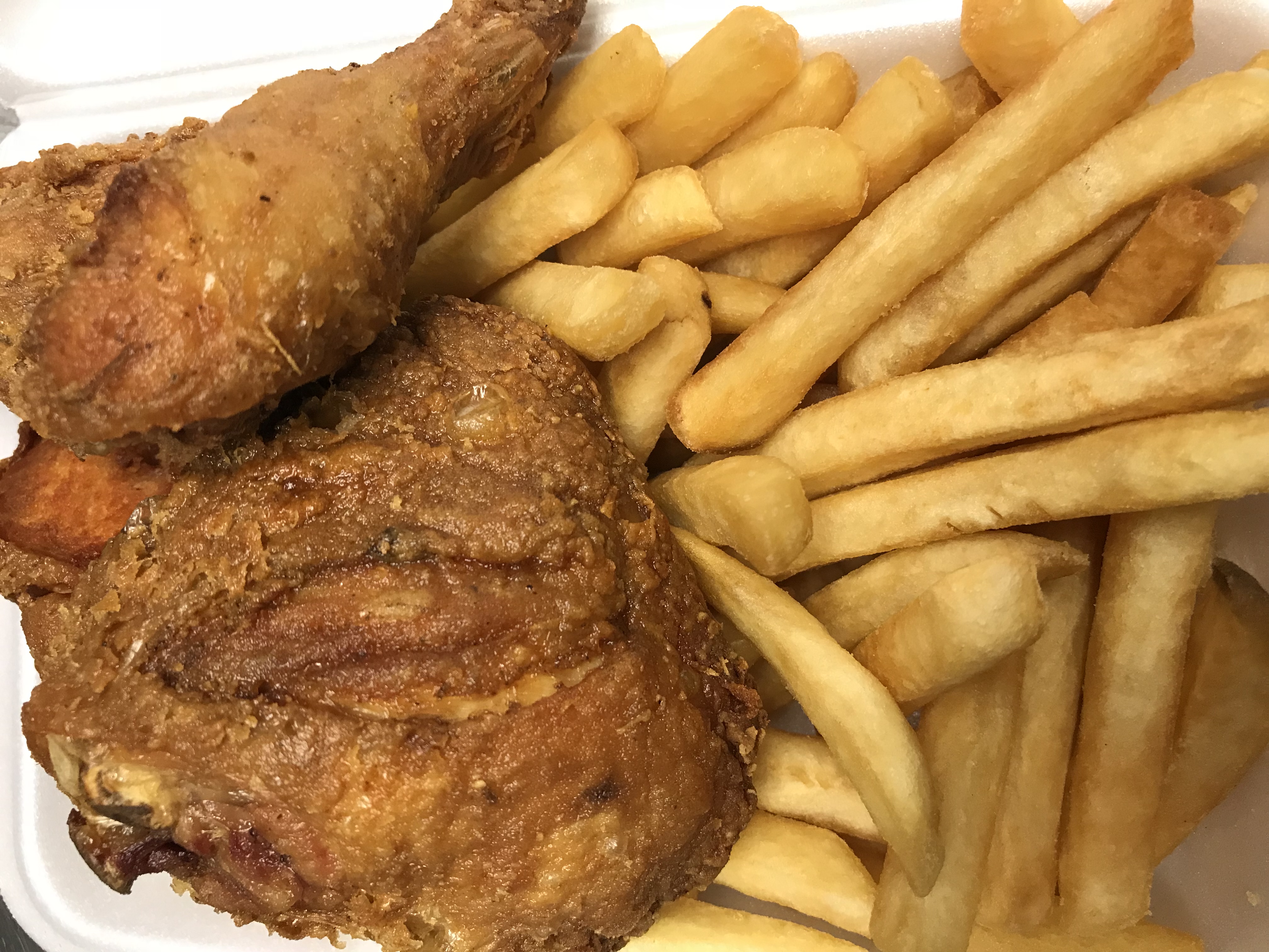 Order Fried 1/2 Chicken food online from Chans Gourmet store, Kearny on bringmethat.com