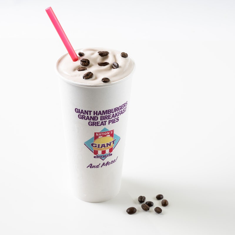 Order JAVA SHAKE food online from Nation's Giant Hamburgers store, San Leandro on bringmethat.com