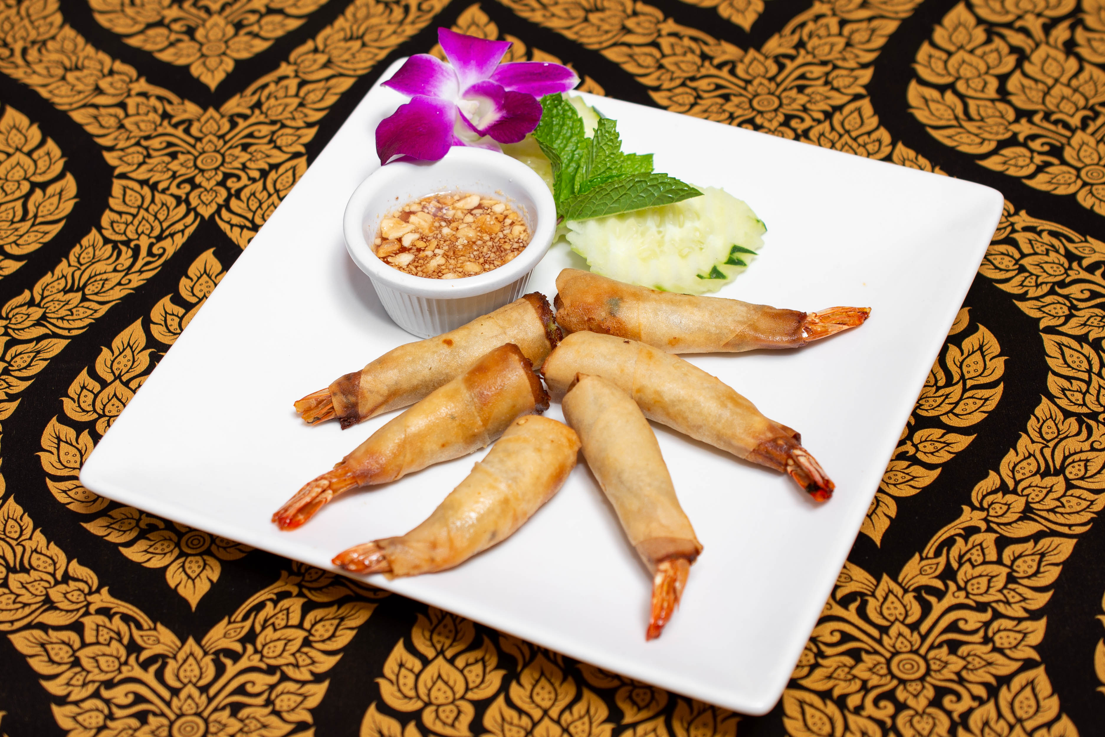 Order Sarong Shrimp food online from Zabb Thai store, Newport Beach on bringmethat.com