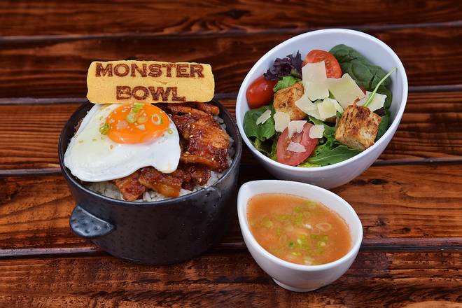 Order Hogzilla Bowl / Spicy Pork food online from Monster Bowl store, Seattle on bringmethat.com