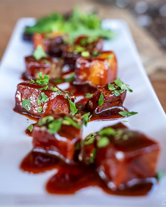 Order Smoked Pork Belly Bites food online from Sugar Pine Smokehouse store, Madera on bringmethat.com