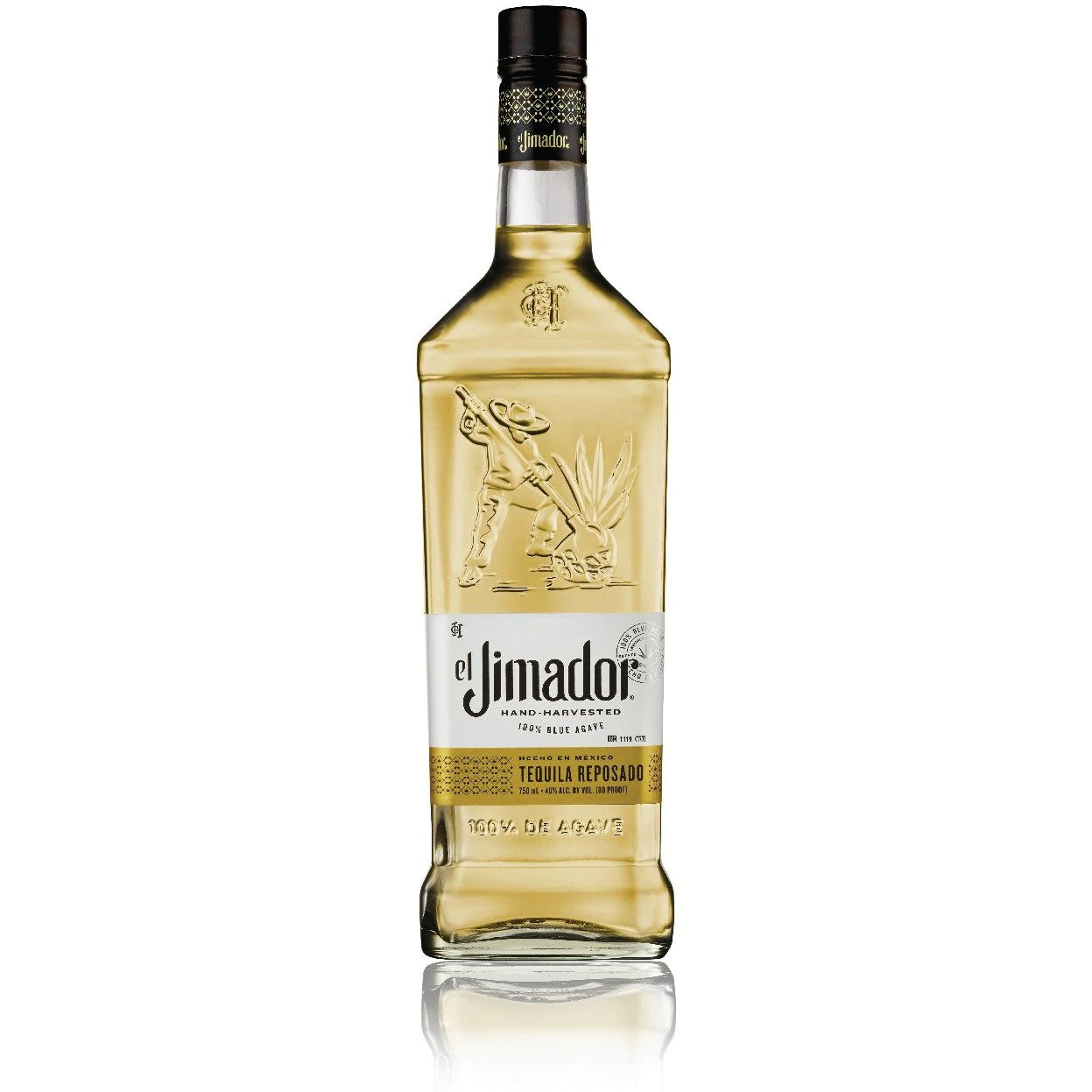 Order El Jimador Reposado Tequila 750 ml. food online from Mirage Wine & Liquor store, Palm Springs on bringmethat.com