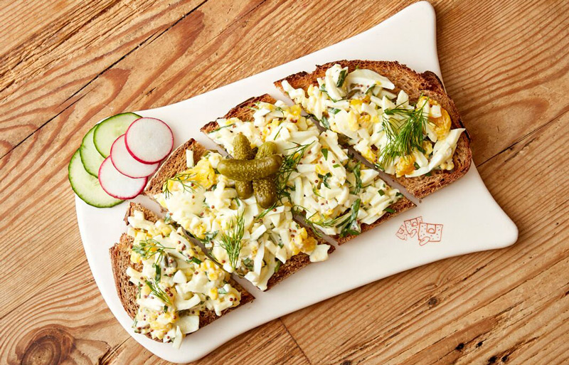 Order Egg Salad Toast food online from Le Pain Quotidien store, Los Angeles on bringmethat.com