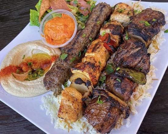 Order Kabob Combo food online from World Famous Grill store, Bell on bringmethat.com