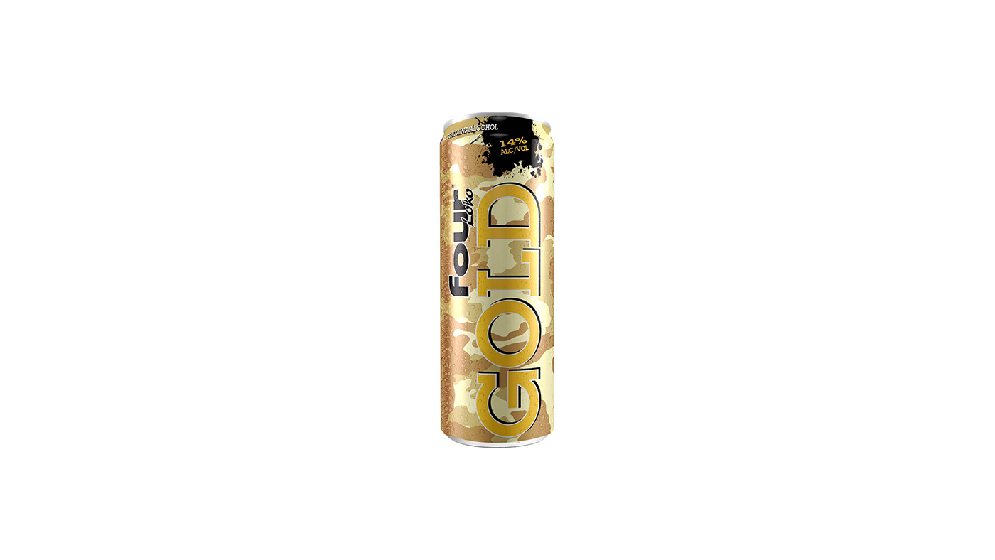 Order Four Loko Gold 23.5oz Can food online from Extramile store, Desert Hot Springs on bringmethat.com
