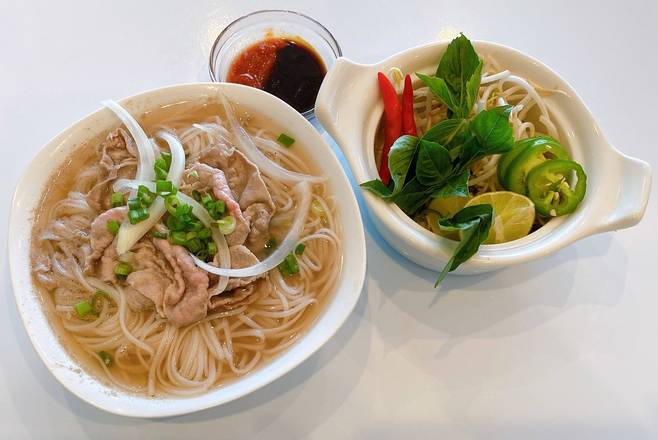 Order Pho with Beef food online from Sumuji Cafe store, Newark on bringmethat.com