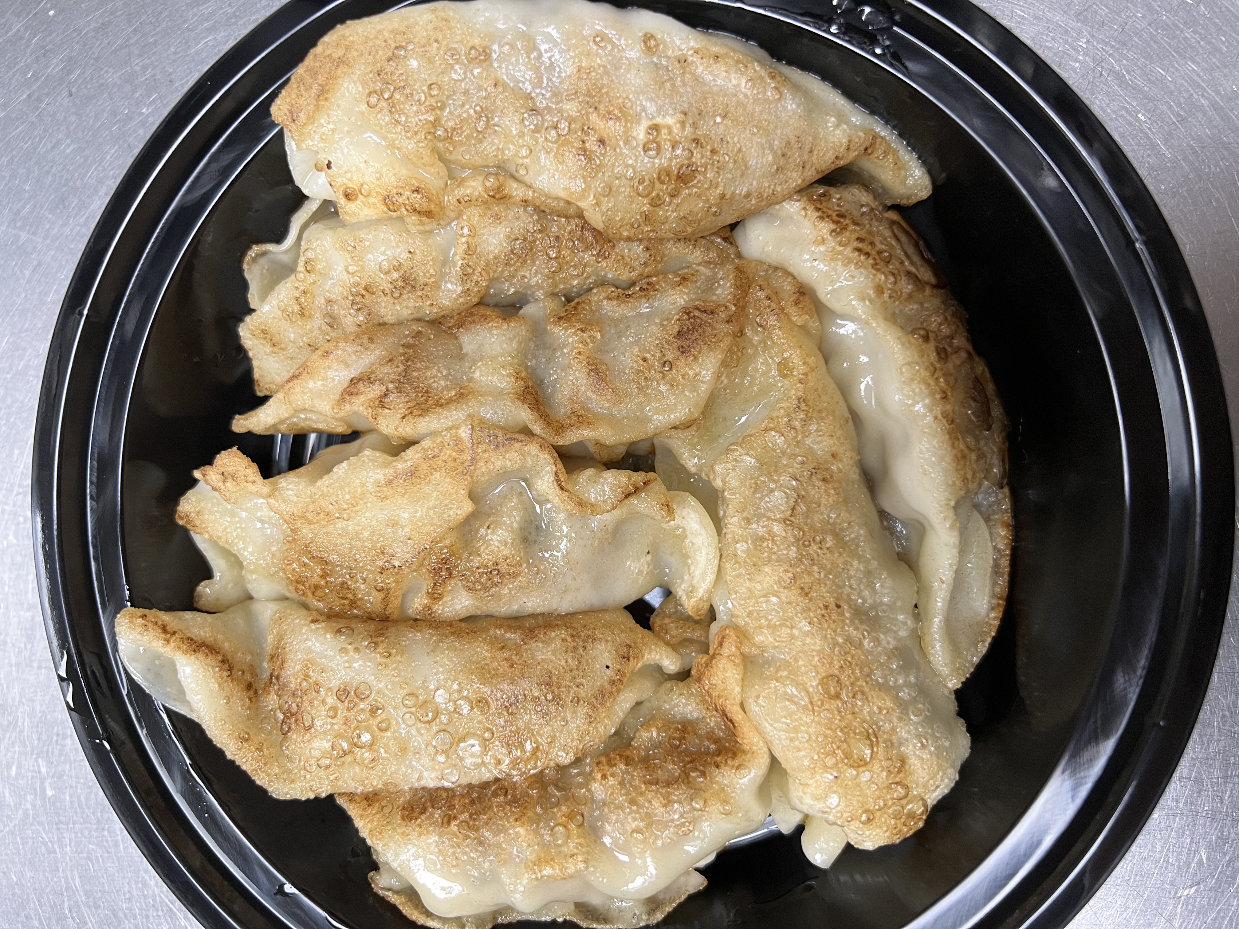 Order Pan Fry Beef Dumplings  food online from King Chef Chinese Restaurant store, West Haven on bringmethat.com