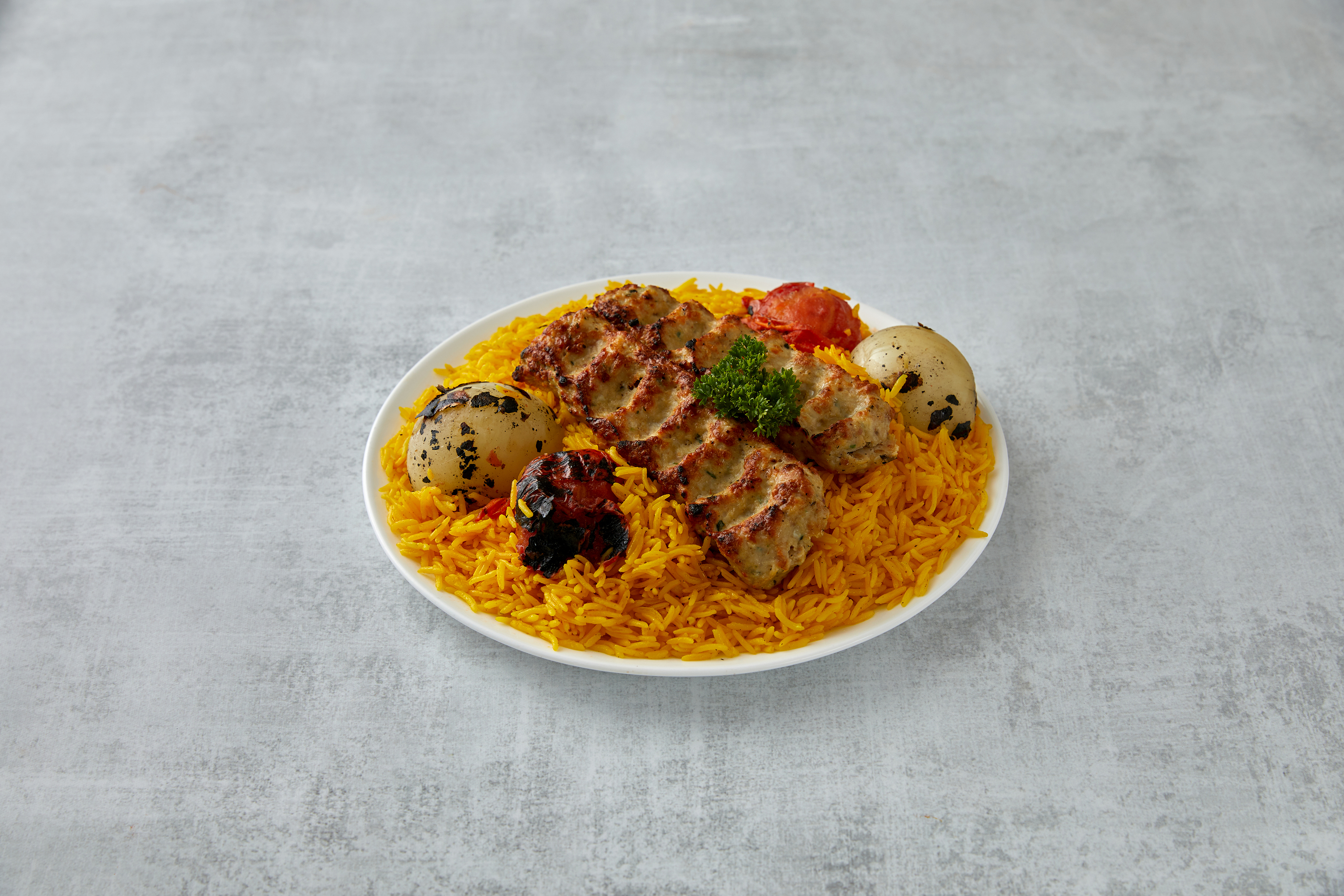 Order  Kabab Plate food online from Harvest International Market & Kitchen store, El Cajon on bringmethat.com