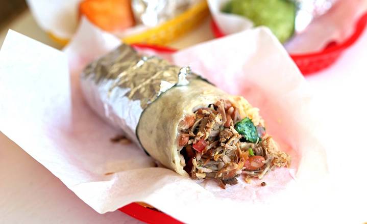 Order Regular Carnitas (B) food online from Gordo Taqueria store, Albany on bringmethat.com