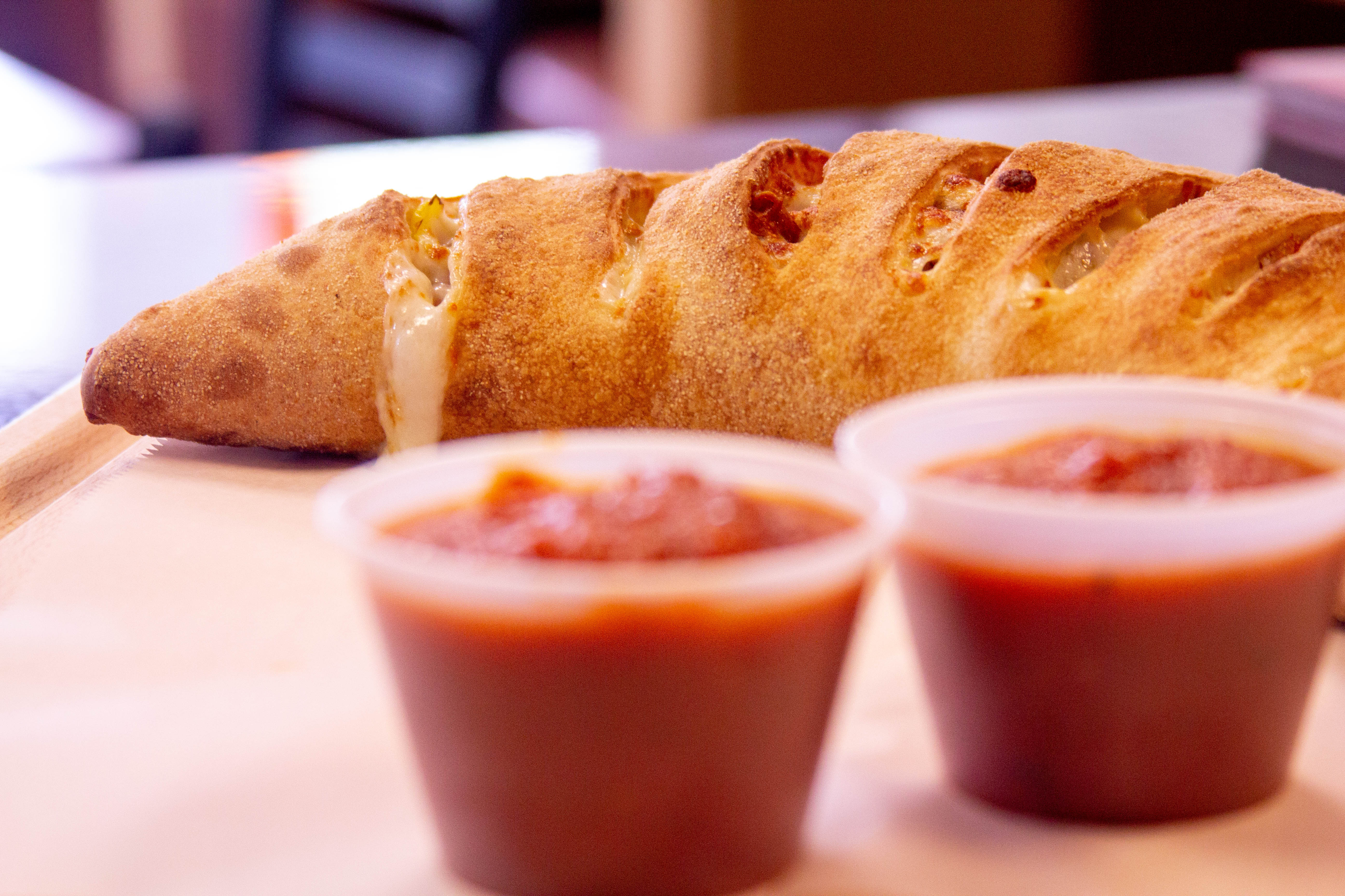 Order Meatball Calzone food online from La Porchetta Kitchen store, Sterling on bringmethat.com