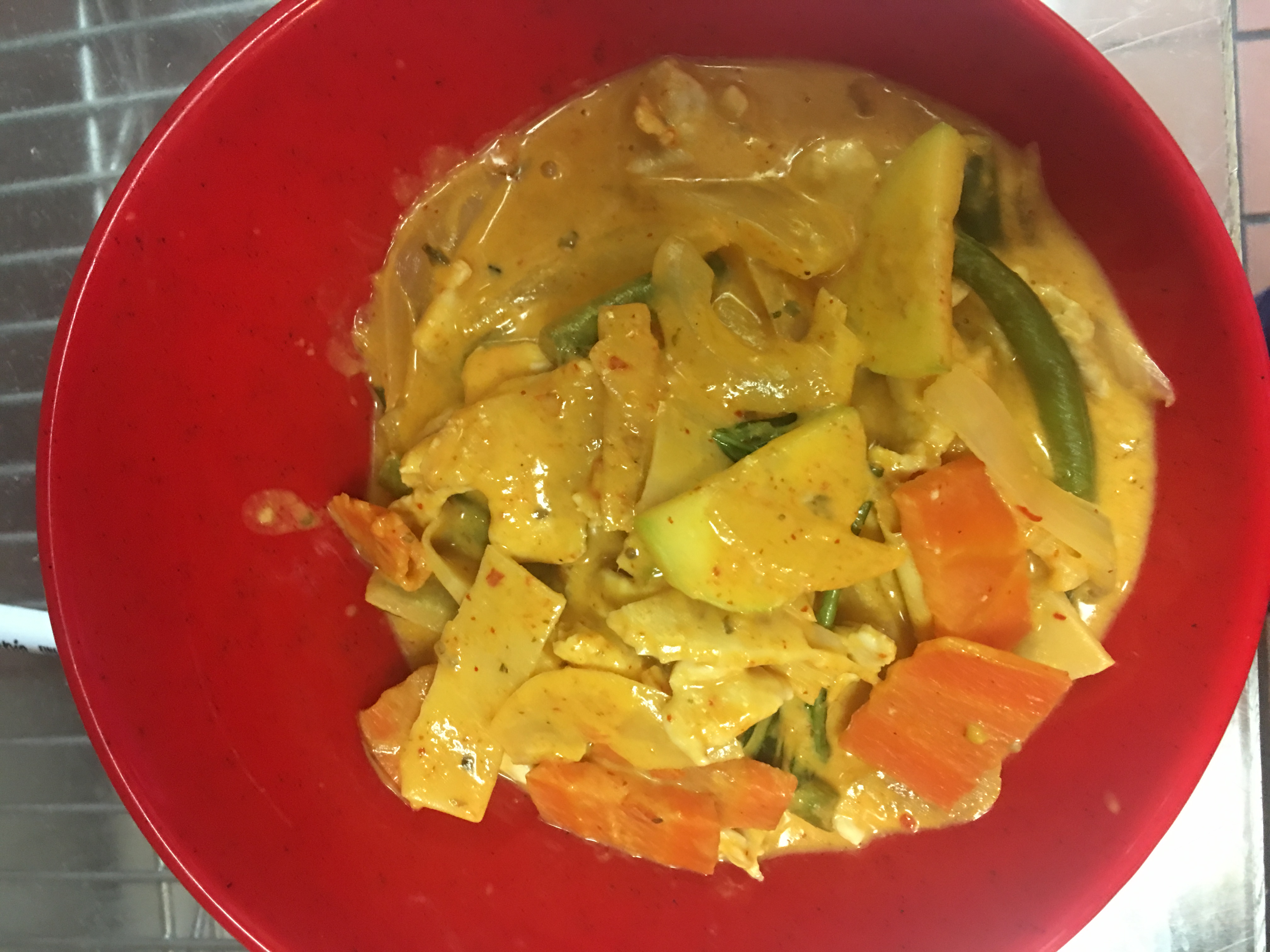 Order 1. Red Curry food online from Thai-Nese Fusion store, Lyndhurst on bringmethat.com