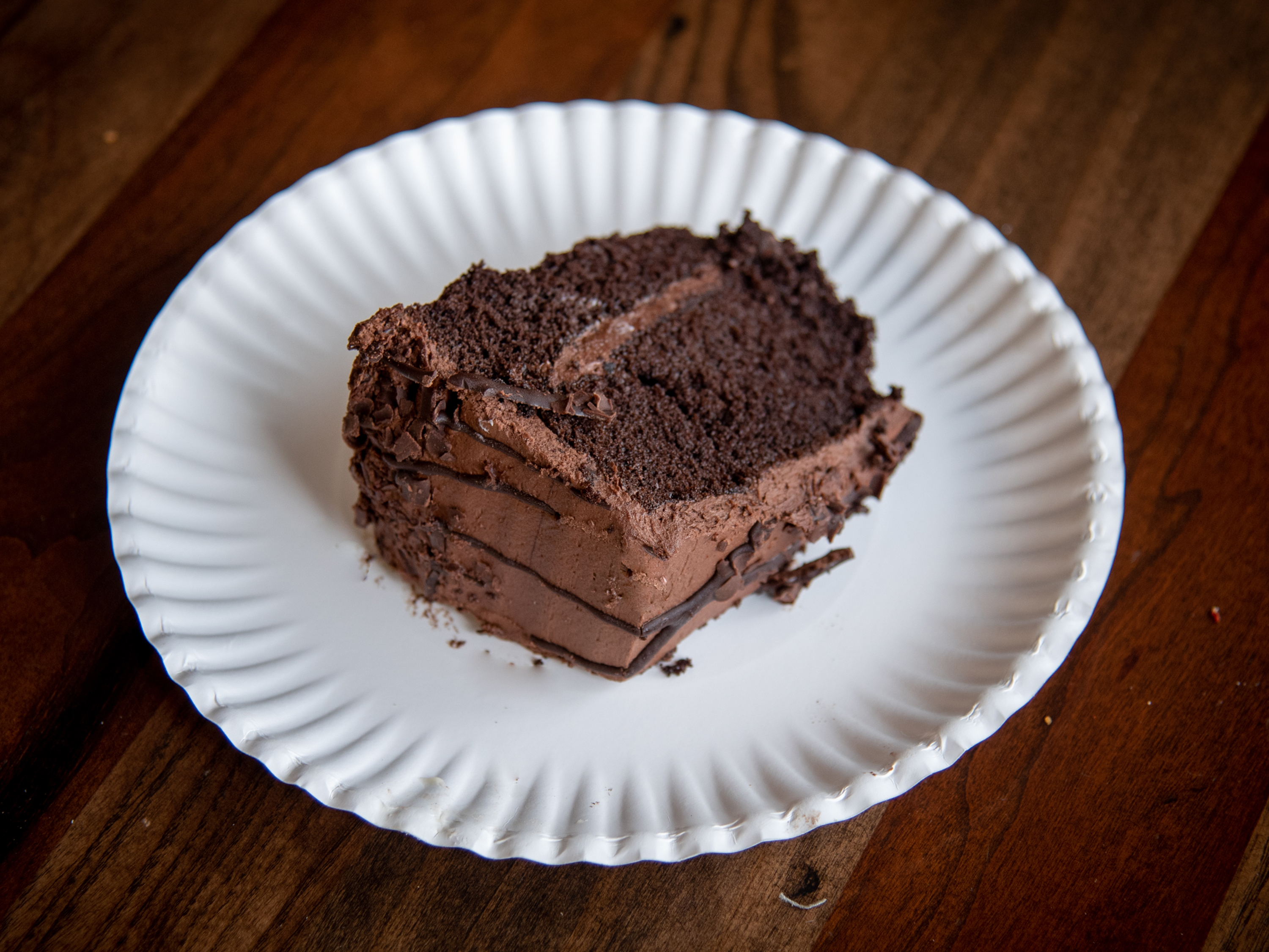 Order Chocolate Cake food online from Golden Pizza store, Greensboro on bringmethat.com
