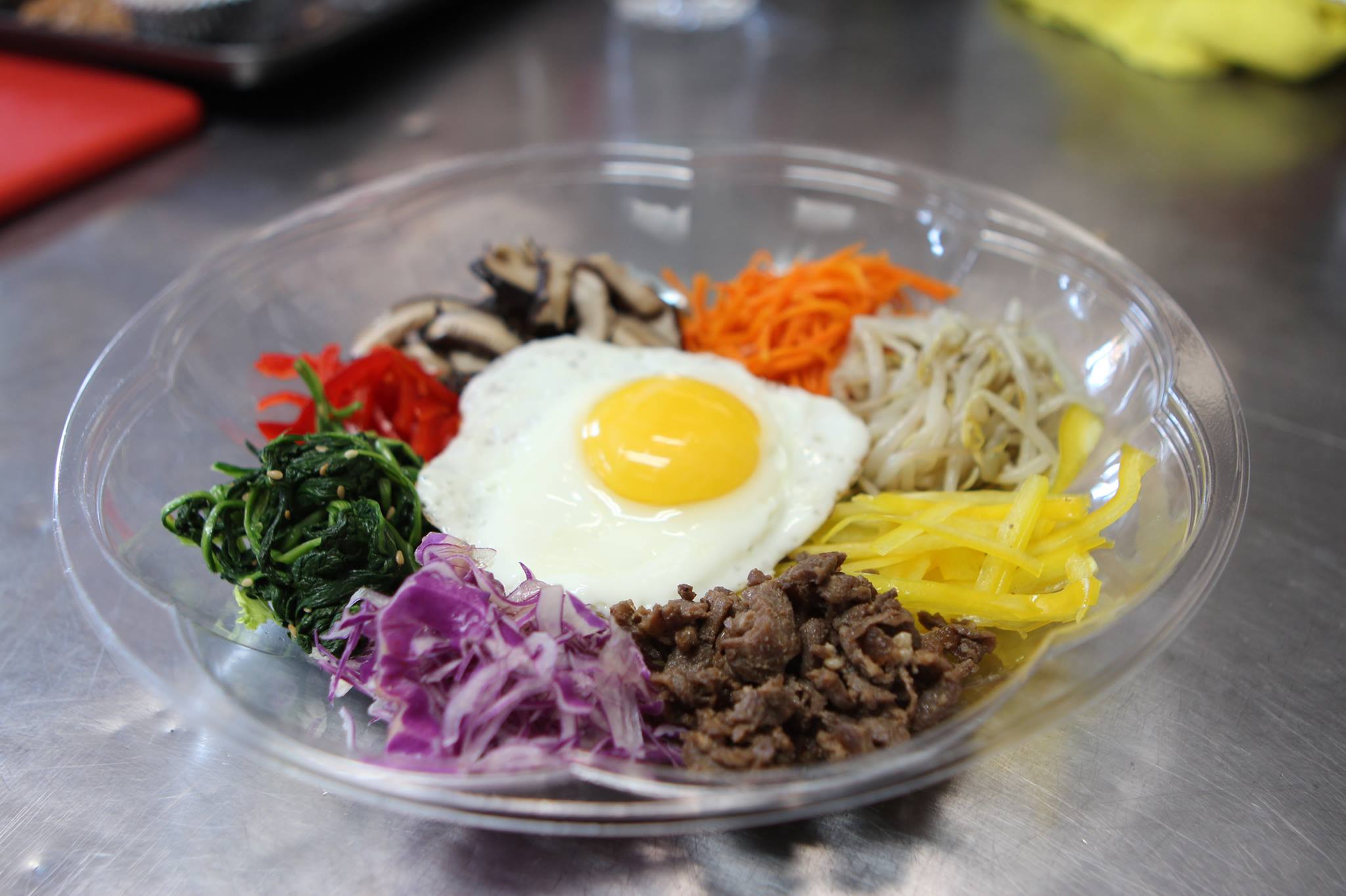 Order R3. Bi-Bim-Bap 비빕밥 food online from Korean BBQ Grill store, New Rochelle on bringmethat.com
