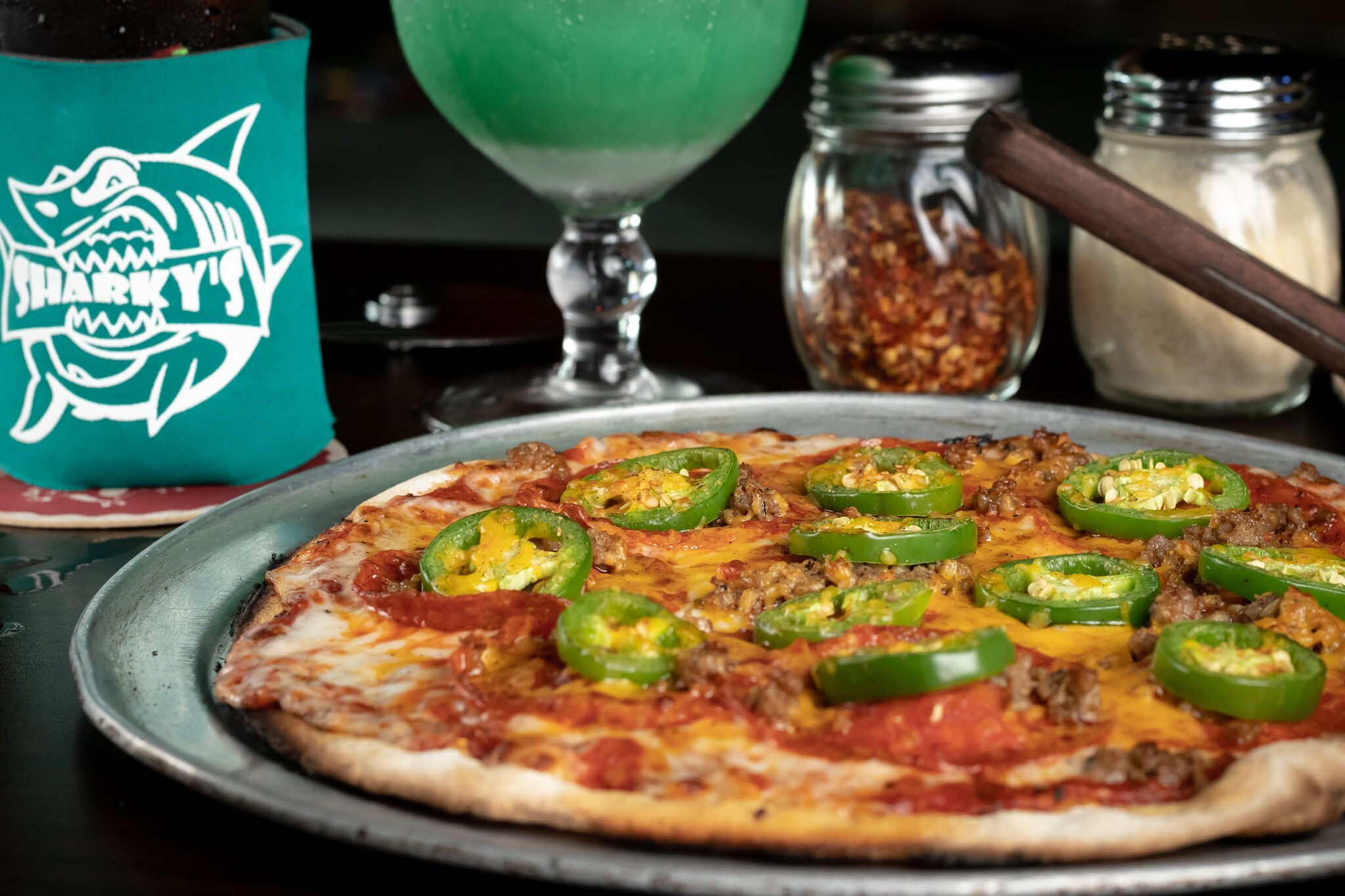 Order Big Fred Pizza food online from Sharky's Tavern store, Galveston on bringmethat.com