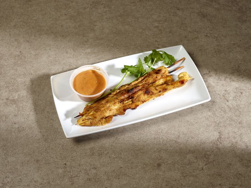 Order 3 Pieces Chicken Satay food online from YP Hello Asian Grill store, Arvada on bringmethat.com