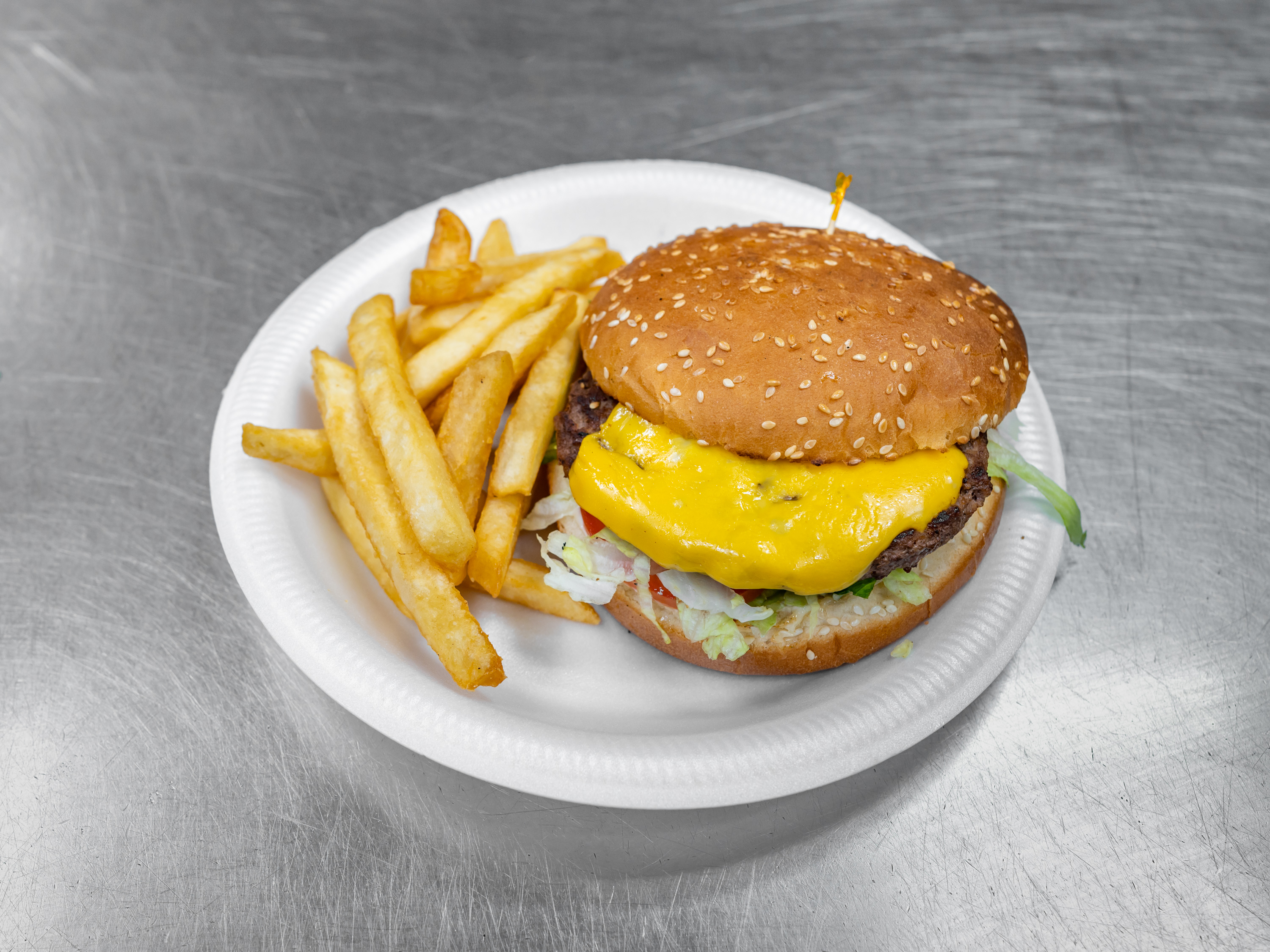 Order Cheeseburger food online from Hopkins Store store, Richmond on bringmethat.com