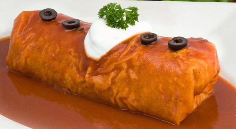 Order Wet Burrito de Carnitas food online from Mi Pueblo Mexican Grill store, Oxnard on bringmethat.com