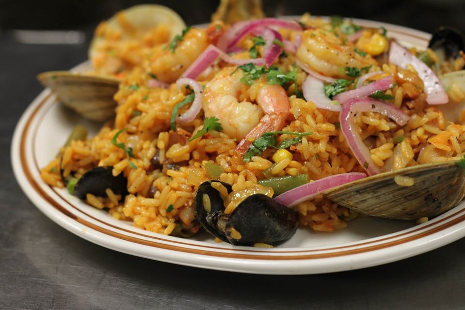 Order Paella Salvadorena food online from Abi Azteca Restaurant store, Germantown on bringmethat.com
