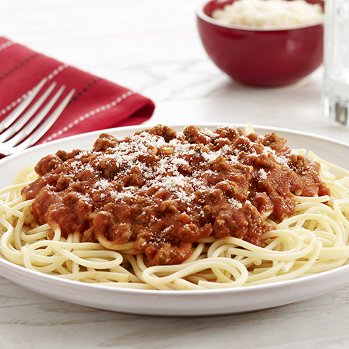 Order Pasta with Meat Sauce food online from Sutton cafe store, New York on bringmethat.com