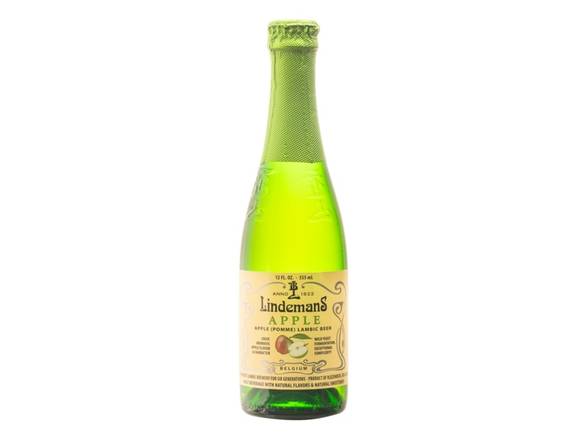 Order Lindemans Apple (Pomme) Lambic - 12oz Bottle food online from Goody Goody Liquor store, Houston on bringmethat.com