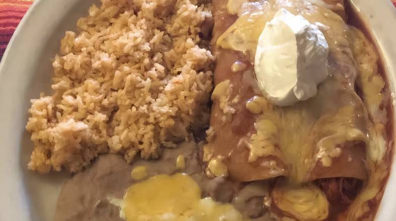Order Two Enchiladas food online from Celia's Mexican Restaurant store, Antioch on bringmethat.com