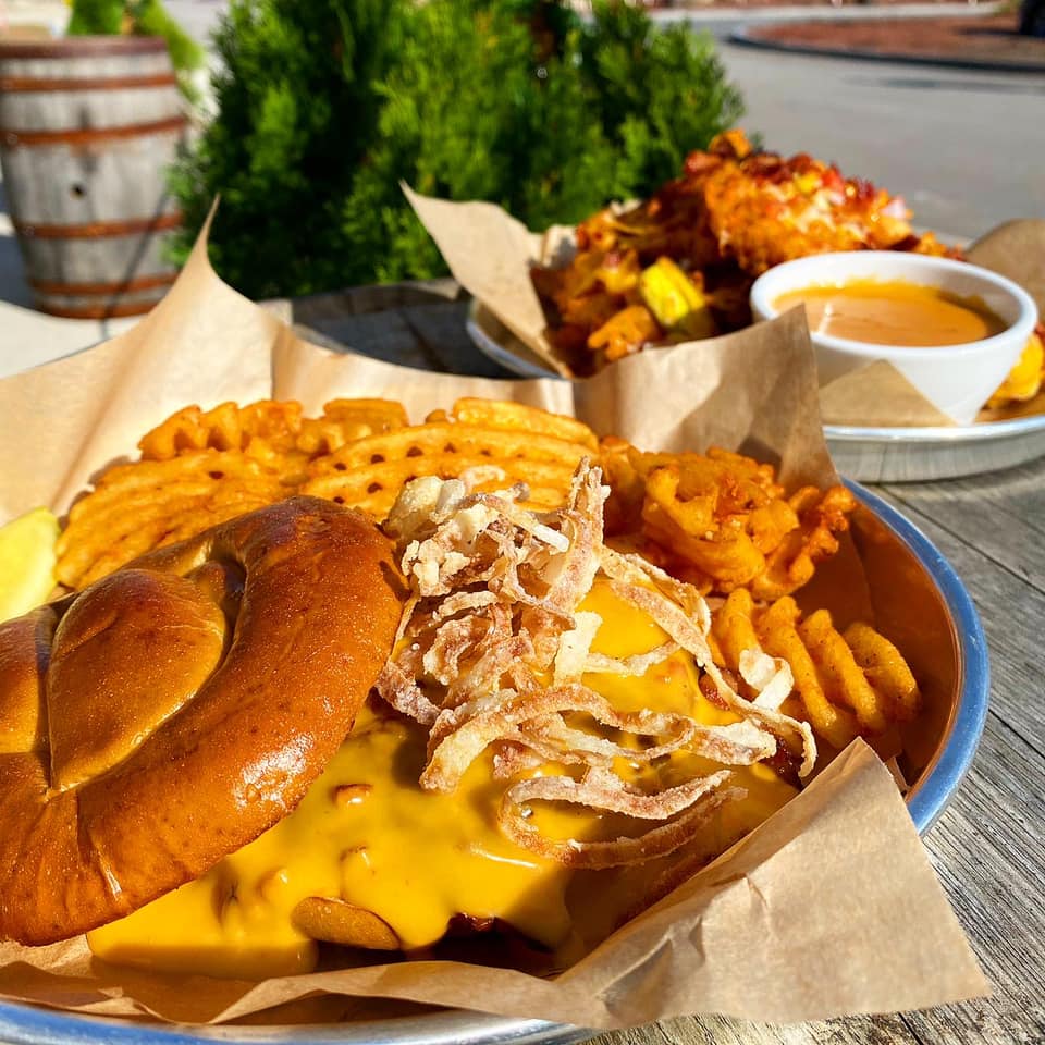 Order BBQ Chicken Cheddar food online from Thirsty Moose Taphouse store, Portsmouth on bringmethat.com