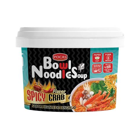 Order Pocas Bowl Noodle Soup Crab 3.17oz food online from 7-Eleven store, Denver on bringmethat.com