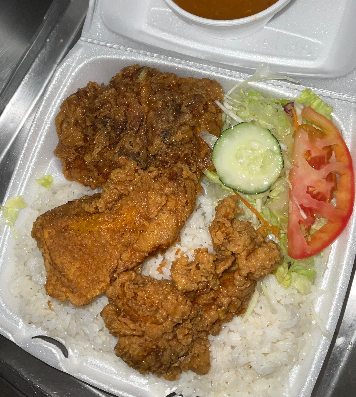 Order Pollo frito - Fried chicken food online from Don Quijote Restaurant store, Manchester on bringmethat.com