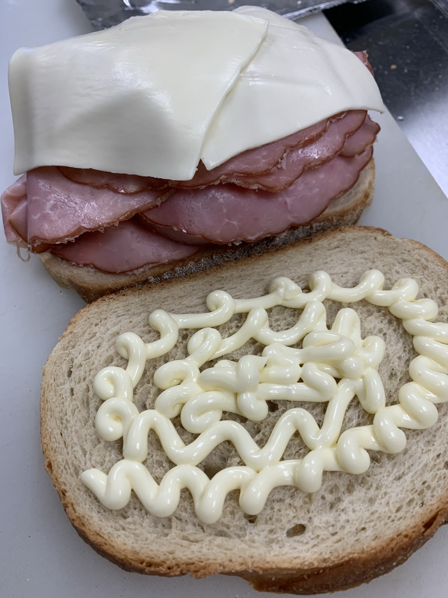 Order Ham and Cheese Sandwich food online from Bj Roasters store, Millville on bringmethat.com