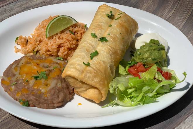 Order Chimichangas food online from Serrano Mexican Food store, Mesa on bringmethat.com