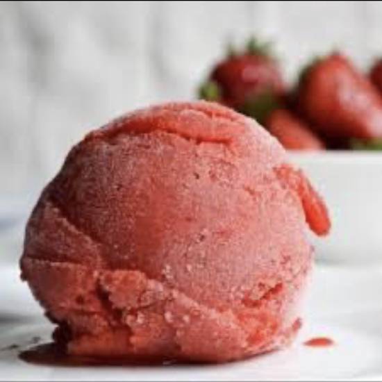 Order Strawberry Sorbet food online from Haagen Dazs store, Aventura on bringmethat.com