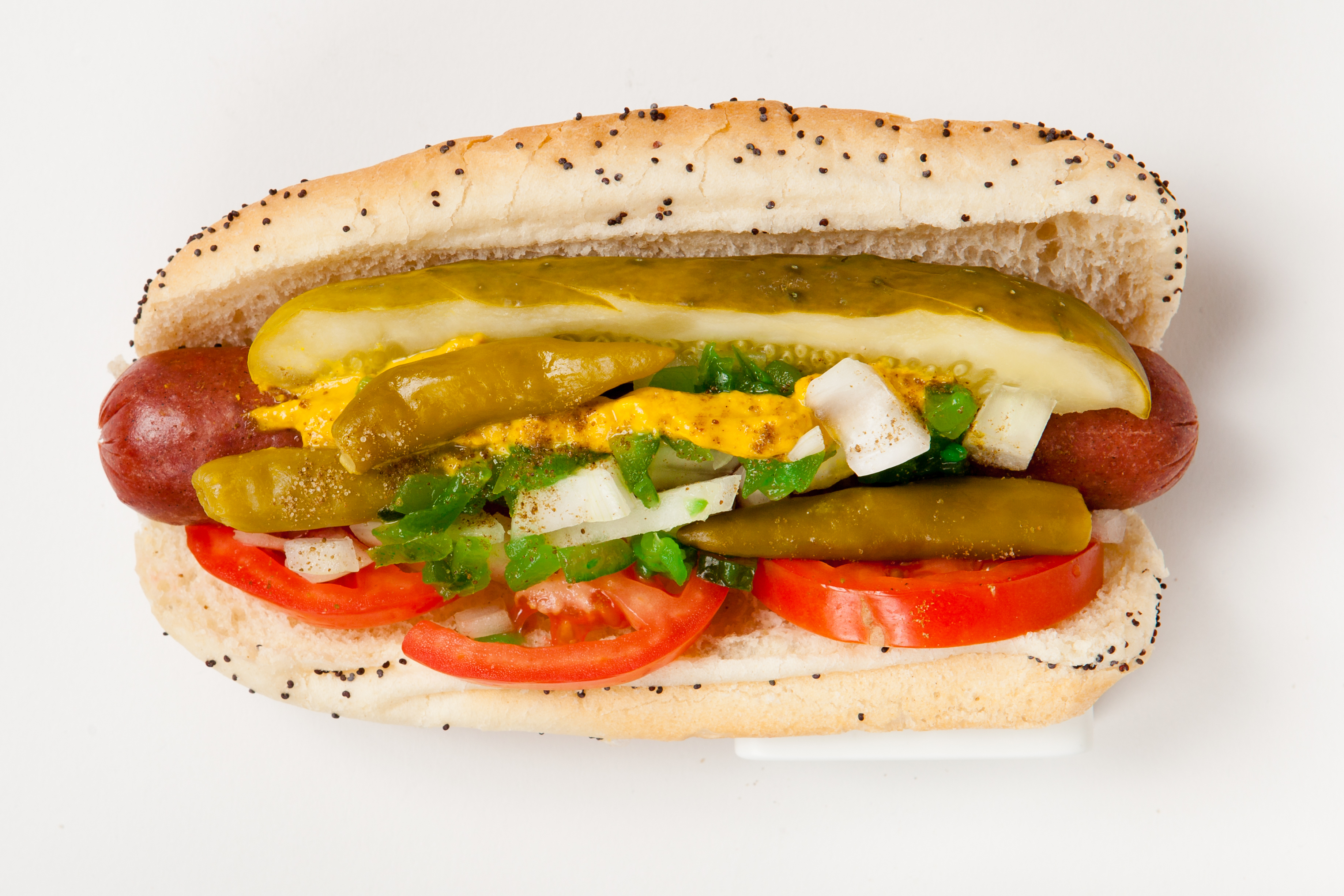 Order The Chicago Dog food online from Frankie Chicago Style Pizza store, Maple Grove on bringmethat.com