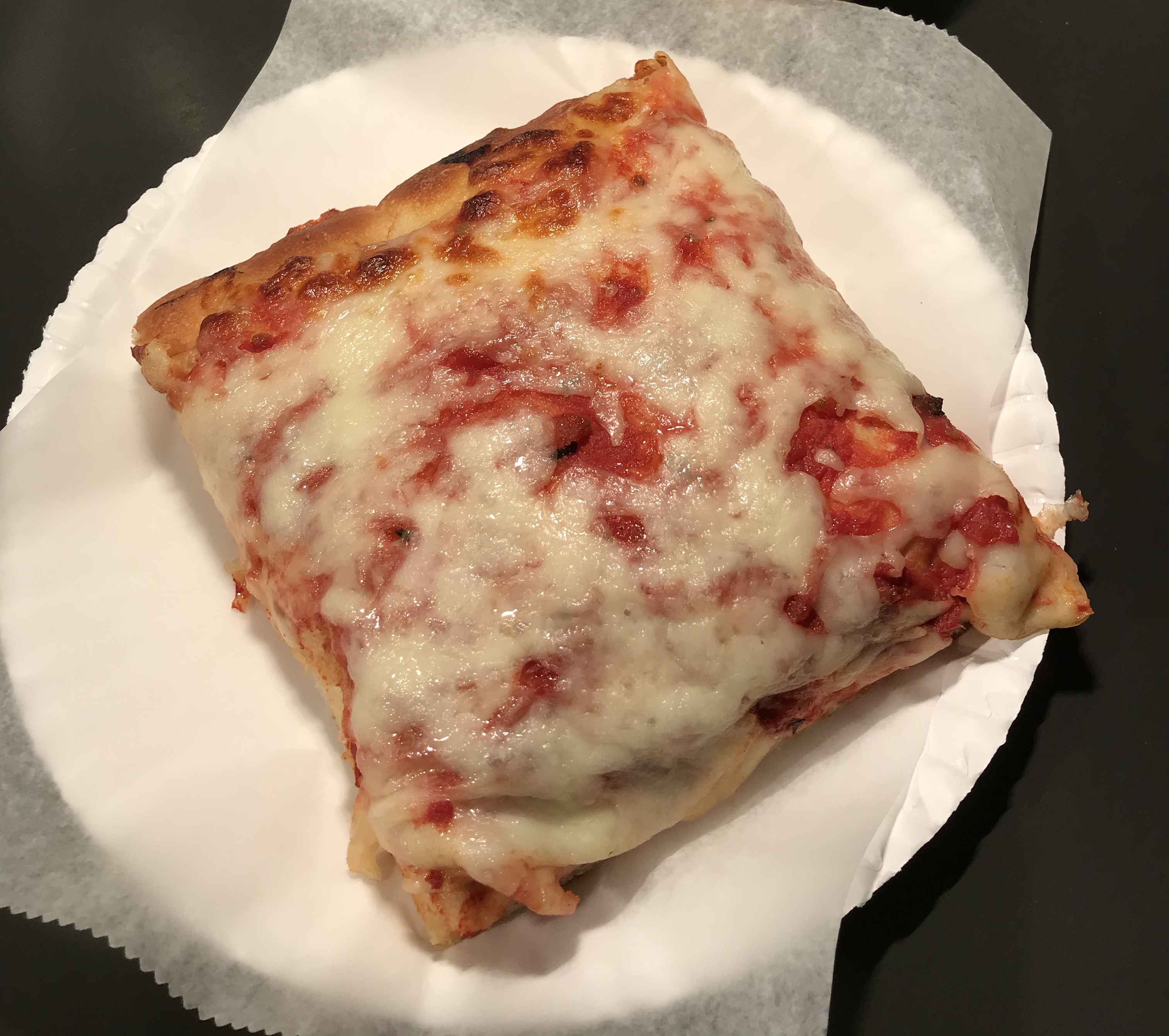 Order Three Slices Sicilian Cheese Pizza food online from Tony & Bruno store, Northbrook on bringmethat.com